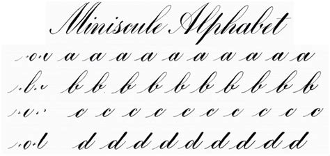 Copperplate Calligraphy Alphabet Practice Sheets After Looking Online