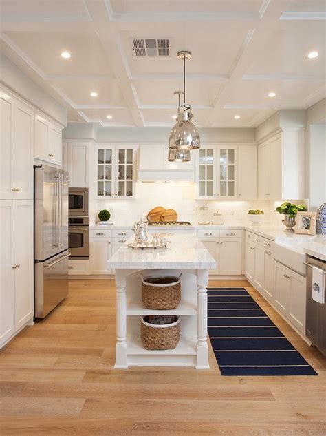 What's a creative way to spotlight interesting cabinets? Skinny island | Narrow kitchen island, Interior design ...