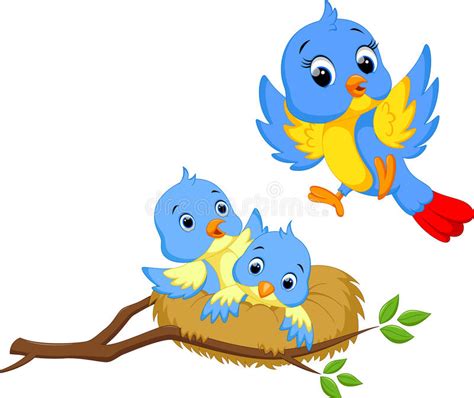 Download cute cartoon birds and use any clip art,coloring,png graphics in your website, document or presentation. Cute Bird Cartoon Stock Illustration - Image: 59285674