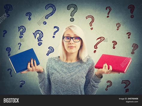 Confused Student Girl Image And Photo Free Trial Bigstock