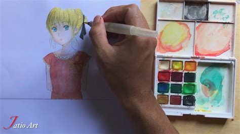 How To Draw Animes For Beginners Anime Drawing Tutorial Watercolor