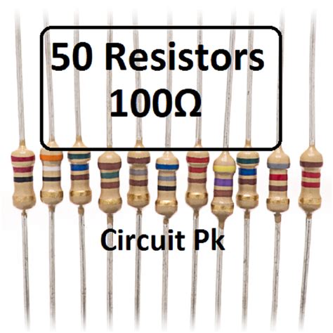 Pack Of 100 Ohm Resistor 100 Ohm Resistors 14w