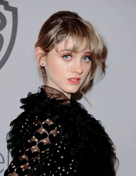 Natalia Dyer At The 2018 Golden Globes After Party Brunette Beauty