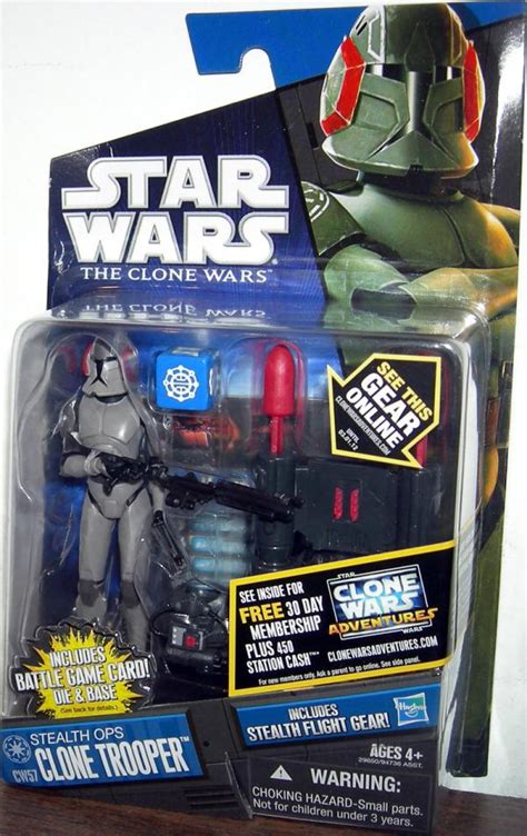 Stealth Ops Clone Trooper Cw57 Action Figure Hasbro