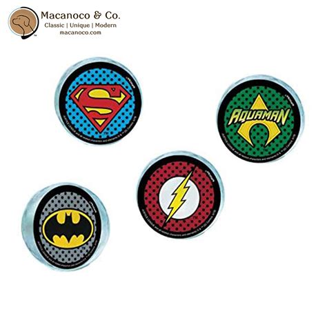 Amscan Dc Comics Justice League 4 Piece Bounce Balls Macanoco And Co