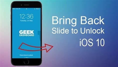 How To Enable Slide To Unlock In Ios 10 On Both Iphone And Ipad