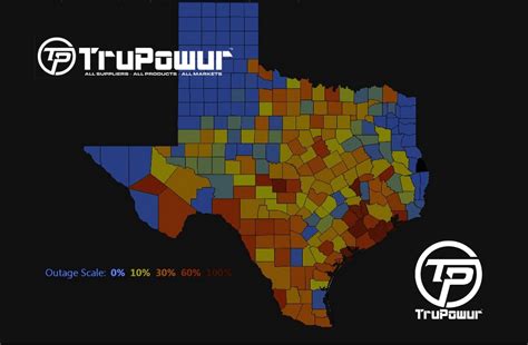 Txu Power Outage Map Texas Map