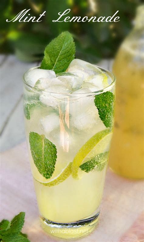 Mint Lemonade Syrup With A Blast