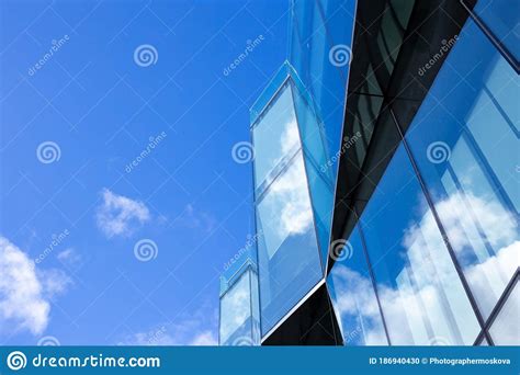 Modern Architecture Business Office Building With Window Glass Pattern