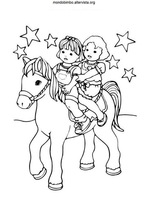 Scopri ricette, idee per la casa, consigli di stile e altre idee da provare. Disegno Stilizzato Bambina Con Cavallo / Disegno da colorare per bambini: Il cavallo | Disegni ...