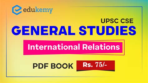 Upsc Cse International Relations Book Pdf Notes For Upsc Edukemy
