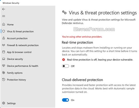 Enable Or Disable Real Time Protection For Microsoft Defender Antivirus