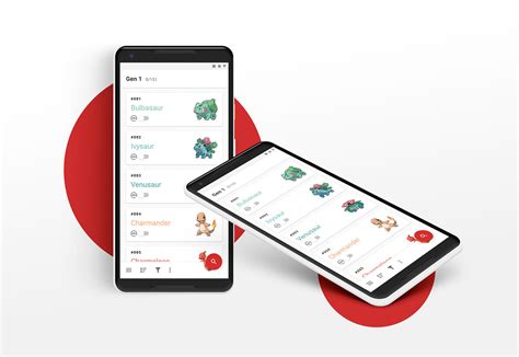 Pokédex Tracker App On Behance