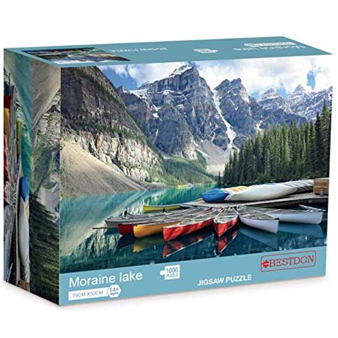 Bestdon 1000 Piece Jigsaw Puzzles For Adults Moraine Lake Banff