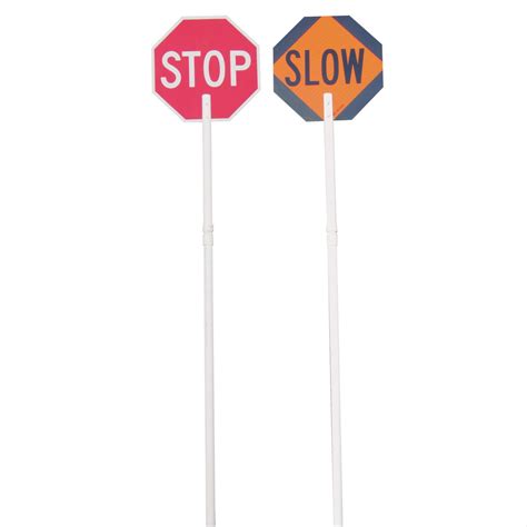 Safety Products Inc Stopslow Signs With 84 Poles Tcss18p Tcss26