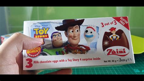 Sc2 Zaini Toy Story 4 Chocolate Egg Lucky Unboxing Youtube