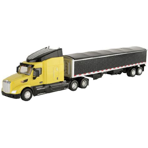 Peterbilt 579 58cm Big Farm Semi Truck Wgrain Trailer Kids Toy132