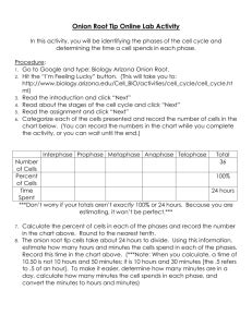 Some of the common use of mitosis are Online Onion Root Tip Assignment