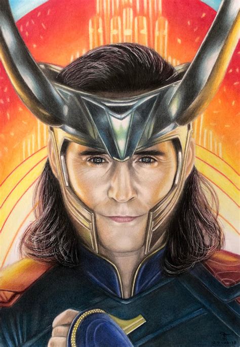 Loki Thor Ragnarok By Tanjadrawing On Deviantart