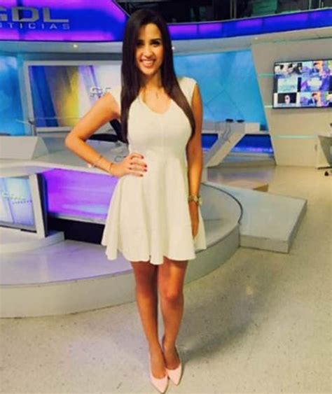 Susana Almeida Flashing Her Pins While At Work Mexican Weather Girl Susana Almeida In Pictures