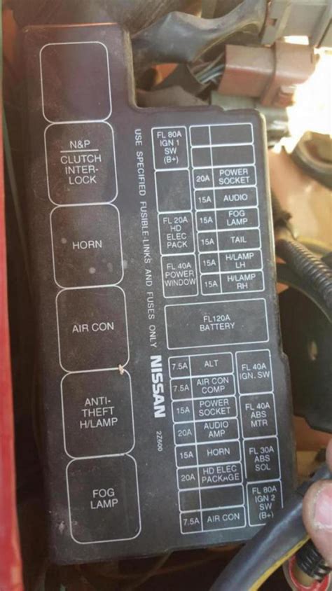 Fuse box diagram nissan quest xe or gxe models (v40; 2002 Nissan Frontier Ac Wiring Diagram