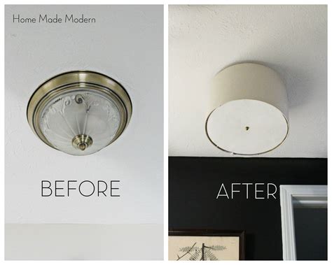 Shop for shade light flush mount at bed bath & beyond. diy flush mount shade (With images) | Diy light fixtures ...