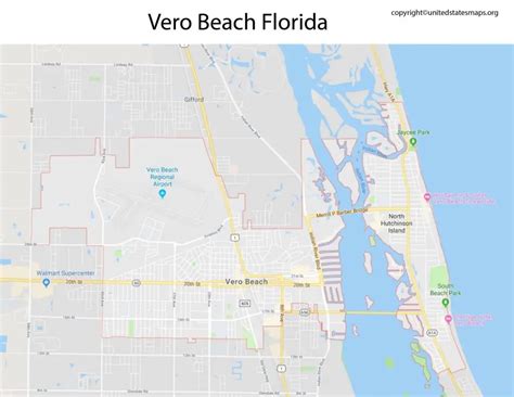 Vero Beach Florida Map Map Of Vero Beach Florida