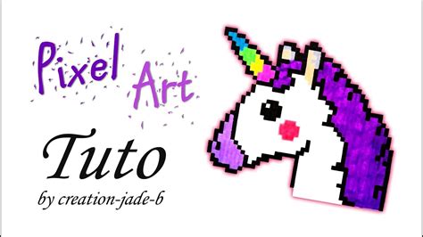 Pixel art facile et rapide meilleur de image licorne the. Tuto Pixel Art - Tête de Licorne/Unicorn ! (H:37 x L:44 ...