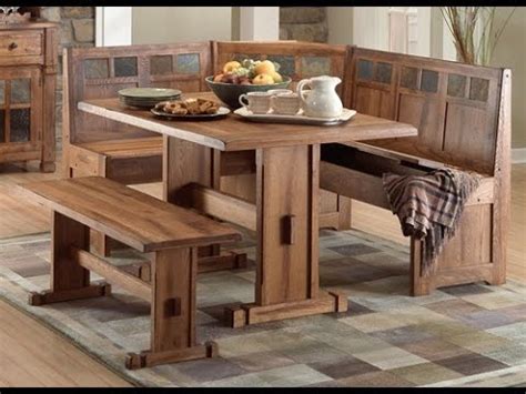 Restaurant dining booths and tables, solid wood, used. Awesome Booth Dining Table Idea - YouTube