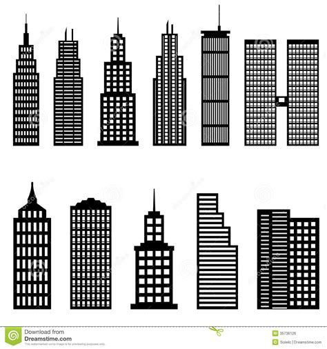 Buildings Skyscrapers Clipart Clipground