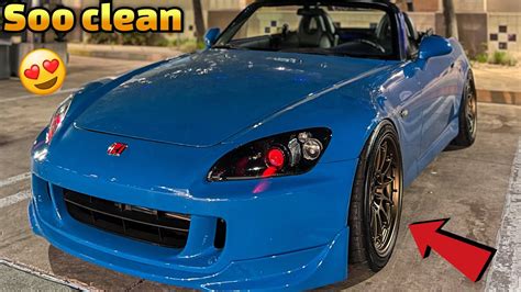 Getting Perfect Meaty Fitment On The S2000 New Wheel Set Up YouTube