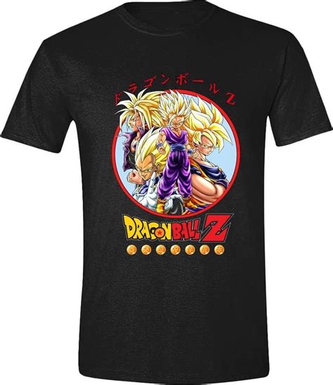 Dragon Ball Z Group Heren T Shirt Zwart S