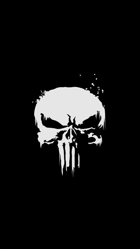 Punisher Skull Iphone Black Skull Hd Phone Wallpaper Pxfuel