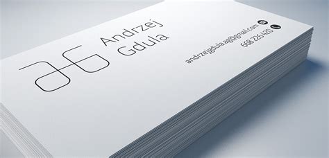 Business card's size 3.5 x 2 inch (90 x 50 mm) high resolution: Free business card mockup on Behance