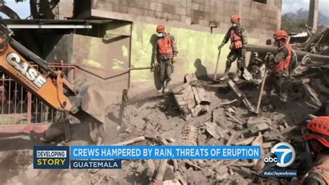 Death Toll From Guatemala Volcano Rises To 99 With 200