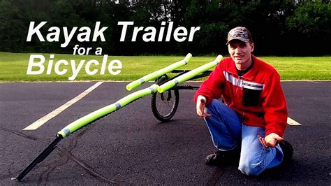Homemade Bicycle Kayak Trailer Completed Youtube