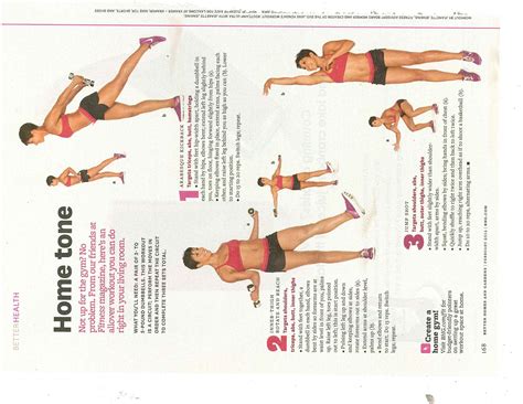 Printed In Better Homes And Gardens Here Are Some Allover Workout Ideas That Can Be Done At