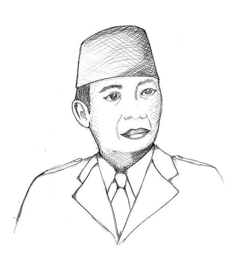 Sketsa Gambar Pahlawan Indonesia Untuk Imagesee