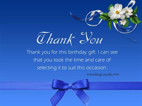 Thank You Note For Birthday Wishes And Ts Thank You Messages For