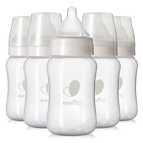 Evenflo Balance + Wide Neck BPA-Free Plastic Baby Bottles - 9oz, Clear, 6ct - Walmart.com ...