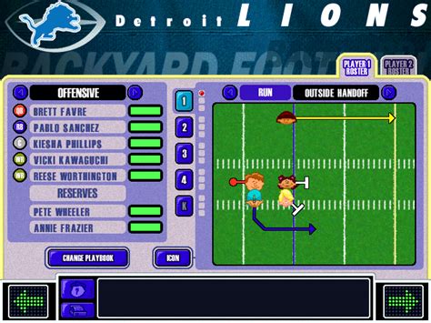 In this game, the player has the ability to play as one of the popular football players while they are still young. Backyard Football 2002 Screenshots for Windows - MobyGames