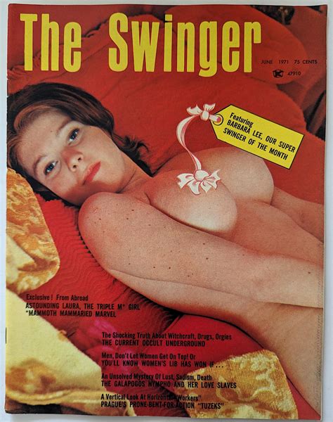Lot Vintage Pin Up Adults Magazine The Swinger