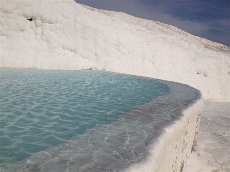 Natural Pool Pamukkale Turkey Places To Go Natural Pool Airplane View