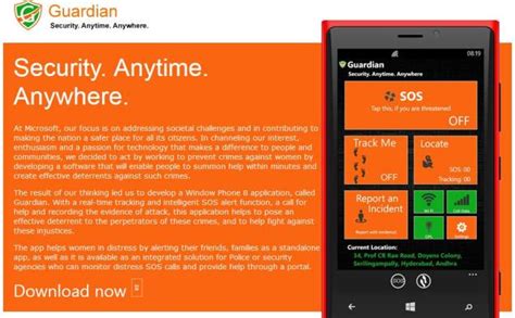 This app, available for android, ios and windows phone, brings news. Microsoft launches Guardian safety app for Windows Phone ...