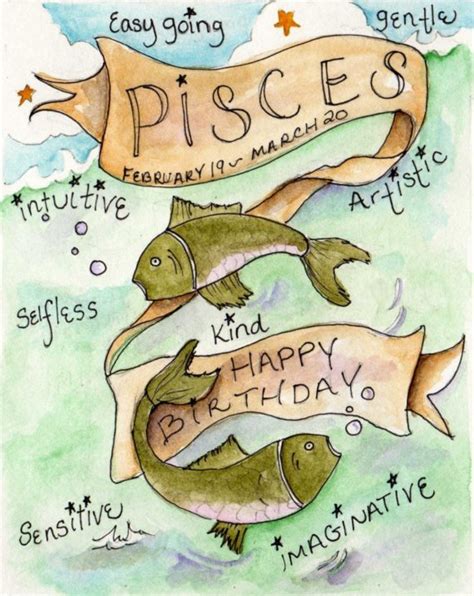 Rose Hill Designs Happy Birthday Pisces