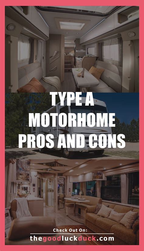 30 Best Type A Motorhome Pros And Cons The Good Luck Duck
