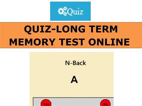 Quiz Long Term Memory Test Online By Cogquiz Issuu