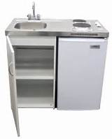 Pictures of Microwave Oven And Compact Refrigerator Combo Cabinet