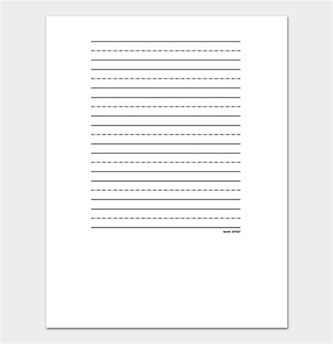 Lined Paper Template 38 Free Lined Papers In Word Pdf