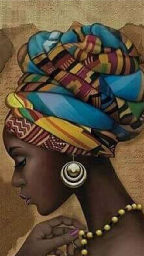 African Art Искусство портрета Африканские узоры Искусство черной любви